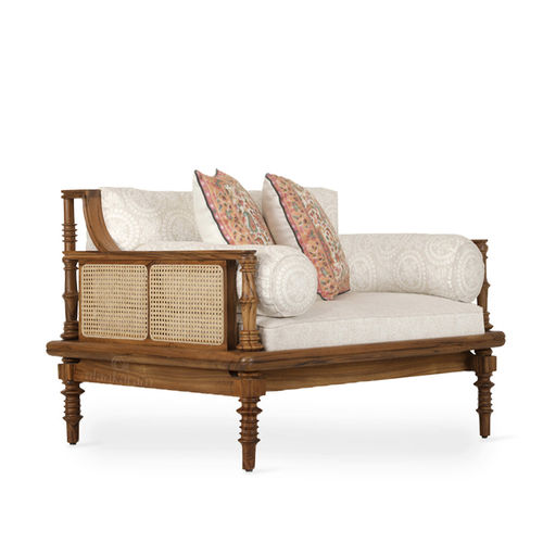 Modernes Sofa - MEGAH - ALANKARAM - Stoff / mit Armlehnen / mit Kissen