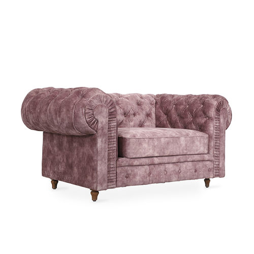 Modernes Sofa - PADIO - ALANKARAM - Schaumstoff / Club / rosa