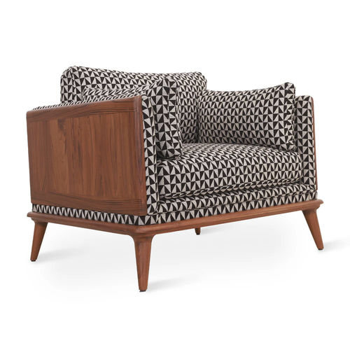Modernes Sofa - MYSIG - ALANKARAM - Stoff / mit Armlehnen / mit Kissen