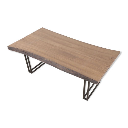 Moderner Esstisch - DOGAL - ALANKARAM - Holz / Metall / aus PU