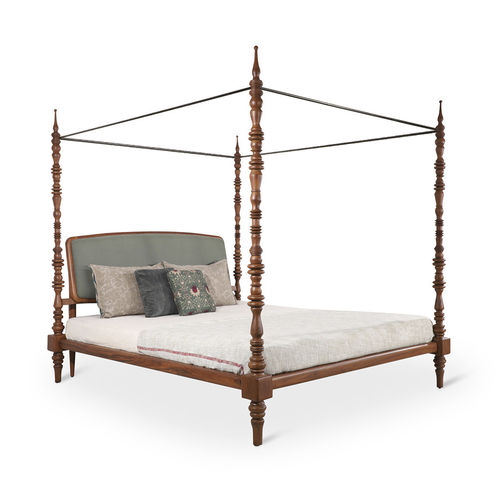 Doppelbett - SIRIK - ALANKARAM - modern / Kopfteil / Teakholz