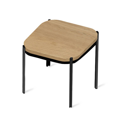 Traditioneller Beistelltisch - DAIRE - ALANKARAM - Metall / Massivholz / Gestell aus Metall