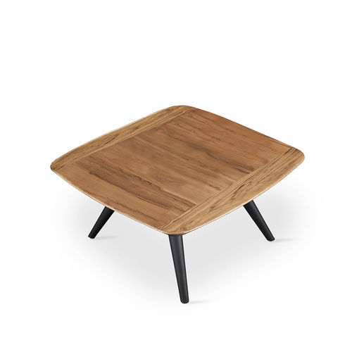 Moderner Tisch - FUSI - ALANKARAM - Massivholz / Nussbaum / Teakholz