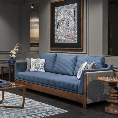 Modernes Sofa - MOJUS - ALANKARAM - für Wohnzimmer / für Schlafzimmer / Stoff