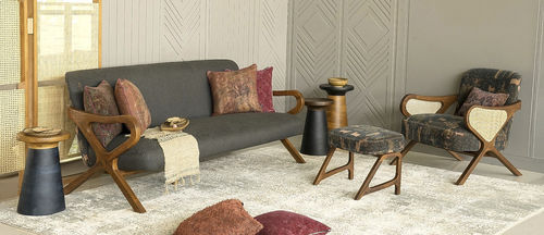 Modernes Sofa - PATAHI - ALANKARAM - für Wohnzimmer / für Schlafzimmer / Stoff