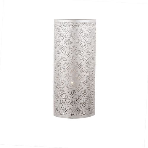Moderne Wandleuchte - CYLINDER - Zenza - für den Innenraum / Messing / silberfarben