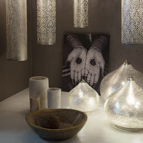 Tischlampe - FILISKY - Zenza - Messing / modern / schnurlos