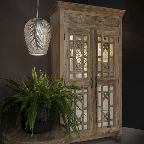 Hohes Sideboard - Zenza - klassisch / Holz / braun