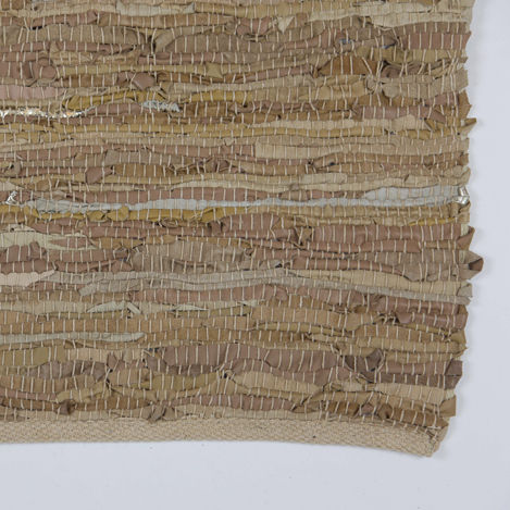 Traditioneller Teppich - CAMEL - Zenza - Motiv / Leder / rechteckig