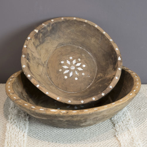 Holzschale - PEARL INLAY - Zenza