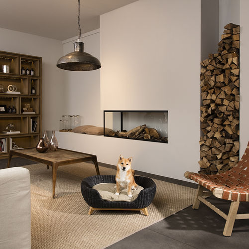 Holz-Hundekorb - VICTOR - Lord Lou - Stoff