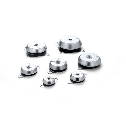 Schwingungshemmendes Elastomerlager - BSB - AMC Mecanocaucho - Elastomer / Metall / für horizontale Lasten