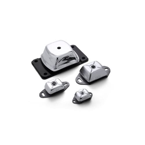 Schwingungshemmendes Elastomerlager - MARINE - AMC Mecanocaucho - Elastomer / Metall / für horizontale Lasten