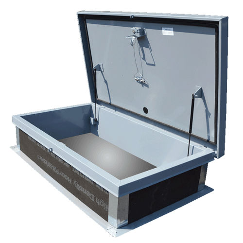 Luke / am Dach - RHG : A3862 - Acudor Products Ltd. - rechteckig / galvanisiertem Stahl / für Hausautomationssystem