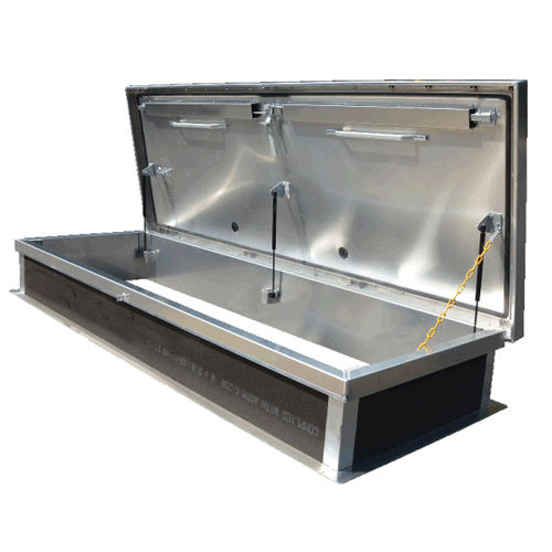 Luke / am Dach - A38104 - Acudor Products Ltd. - rechteckig / Aluminium / für Hausautomationssystem