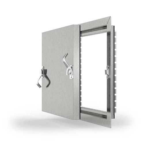 Revisionsklappe für Wand - CD-5080-F - Acudor Products Ltd. - quadratisch / galvanisiertem Stahl