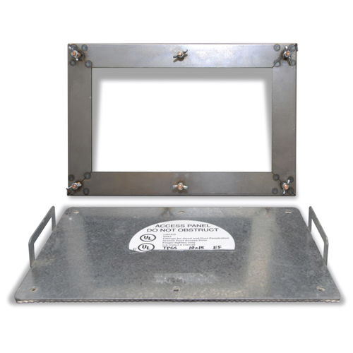 Revisionsklappe für Fußboden - GDD - Acudor Products Ltd. - quadratisch / galvanisiertem Stahl / luftdicht