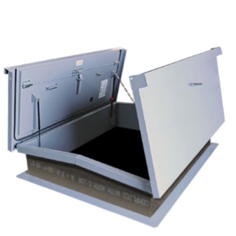 Luke / am Dach - G6868 - Acudor Products Ltd. - quadratisch / galvanisiertem Stahl