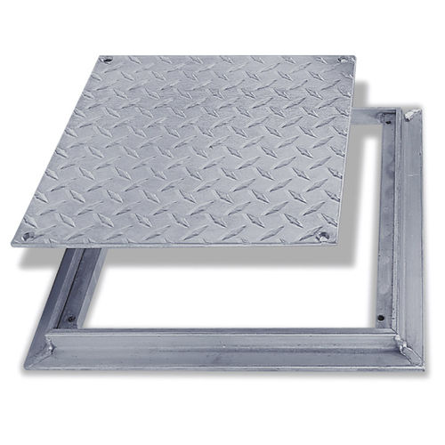 Luke für Fußboden - FD-8060 - Acudor Products Ltd. - quadratisch / Metall / für Hausautomationssystem