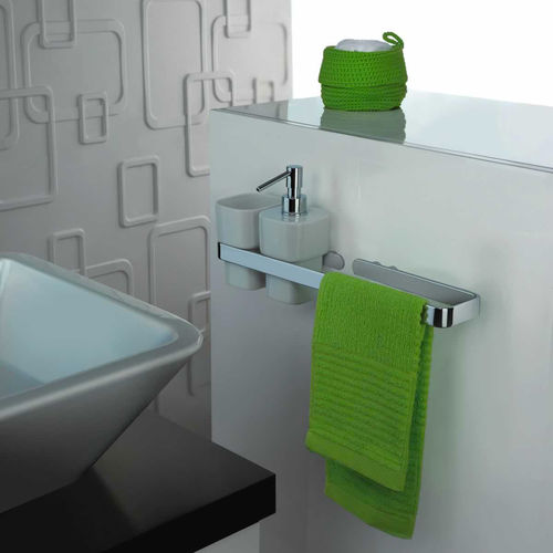 Seifenspender für professionellen Einsatz - MO158 - Bagno & Associati - wandmontiert / aus verchromtem Metall / Keramik