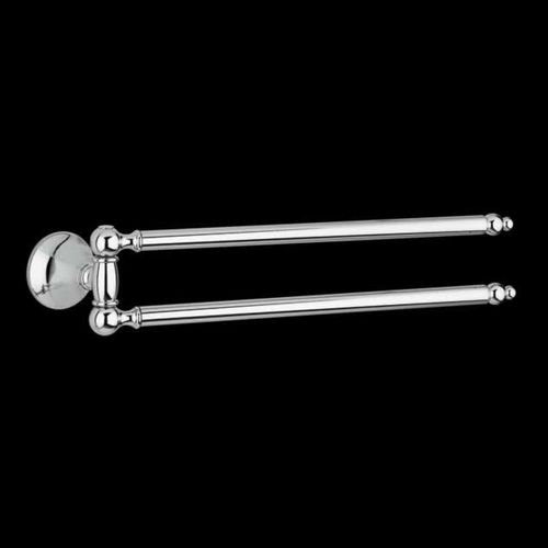 Handtuchhalter / 2 Stangen - TM214 - Bagno & Associati - wandmontiert / aus verchromtem Metall