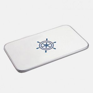 Melaminbeschichteter Tischplatte - S4070 - Forma Marine - anodisiertes Aluminium / für Boot / weiß