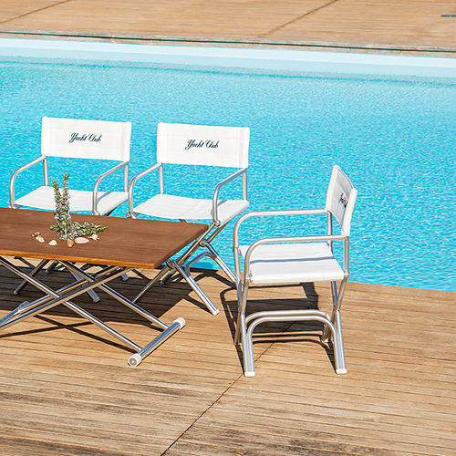 Moderner Stuhl - A6000 series - Forma Marine - für Außenbereich / Vinyl / Gestell aus anodisiertem Aluminium