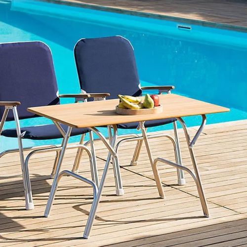 Moderner Tisch - M600 series - Forma Marine - Teakholz / Sperrholz / melaminbeschichtet