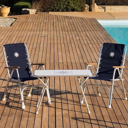 Moderner Stuhl - M150 series - Forma Marine - für Außenbereich / Teakholz / Iroko