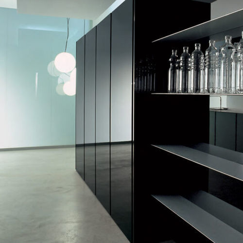Moderner Lagerschrank für Küchen - M7 - Minimal Cucine - lackiertes Holz