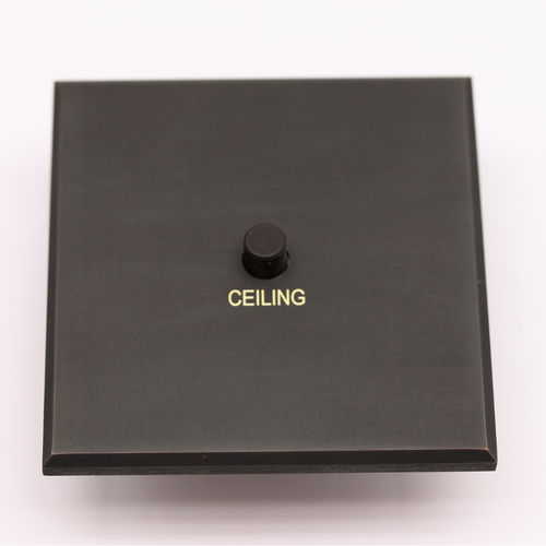 Druckschalter - COLLECTION ESPRIT - LENTO FUSAIN INTENSE - MAISON ORSTEEL - Einbau / Messing / modern