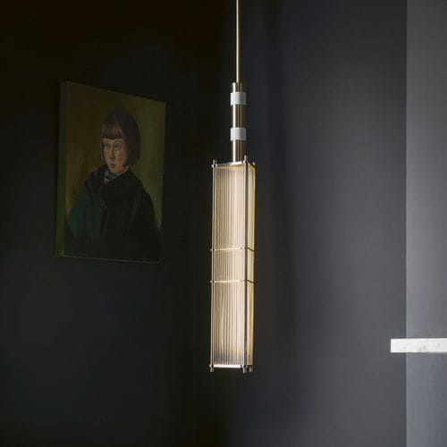Hängelampe - ARBOR - BERT FRANK - Messing / Acryl / modern
