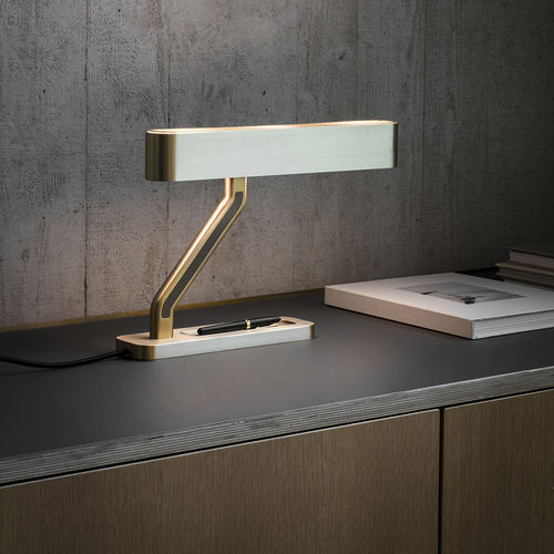 Tischlampe - COLT - BERT FRANK - Messing / Opal / modern