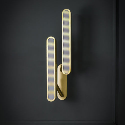 Moderne Wandleuchte - COLT DOUBLE - BERT FRANK - für den Innenraum / Messing / Opal