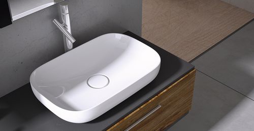 Aufsatzwaschbecken - PREMIUM: 6260 - Lapino Ceramic - Keramik / rechteckig / modern
