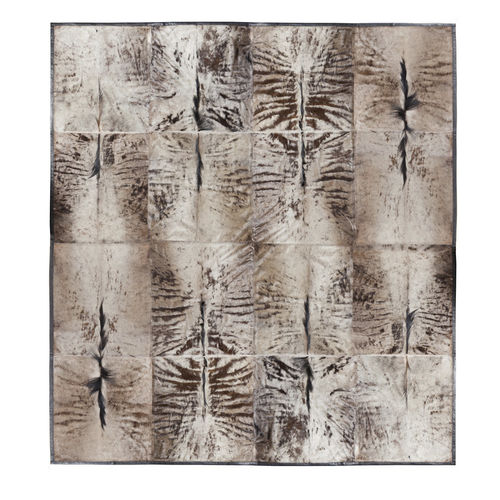 Moderner Teppich - WILDERBEEST - EGG DESIGNS - Patchwork / Tierfell / quadratisch
