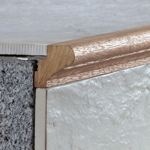 Holz-Abschlussprofil - EUROSTEP 237N - Euroshrink - Aluminium / für Außeneckprofil / Stufenkante