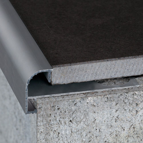 Aluminiumprofil - EUROBALCONY 242A - Euroshrink - Ortgang / rund / für Balkon