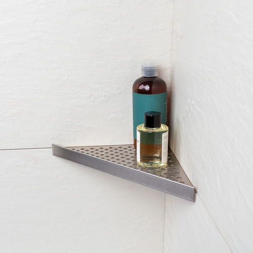 Regal für Badezimmer - EUROSHELF EST90/1 - Euroshrink - Eck / modern / Edelstahl
