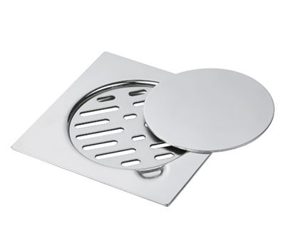 Edelstahl-Bodenablauf - 154 - Ferplast Srl - für Duschen / Gitter / quadratisch