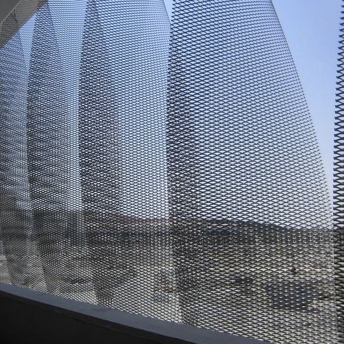 Metall-Geflecht / Aluminium - RIMINI - Italmesh - galvanisiertem Stahl / zur Außenraumgestaltung / mit engen Maschen