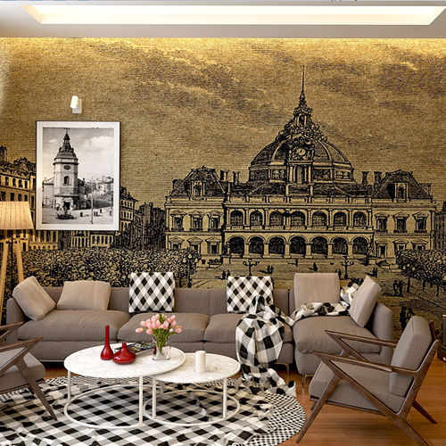 Tapete / originelles Design - ST.ETIENNE 1879 - HD WALLS - Vlies / Kunstdruck / Skizzenmotiv