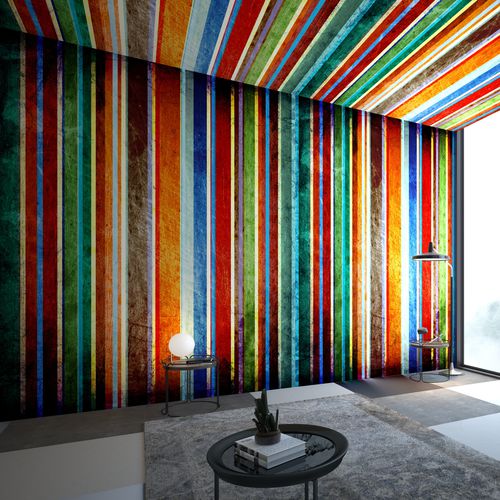 Moderne Tapete - COLORFUL LINES - HD WALLS - Vlies / Vinyl / Streifenmuster