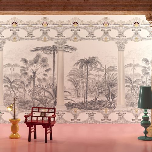 Vintage-Tapete - ETNA - HD WALLS - Vlies / Vinyl / Polyester