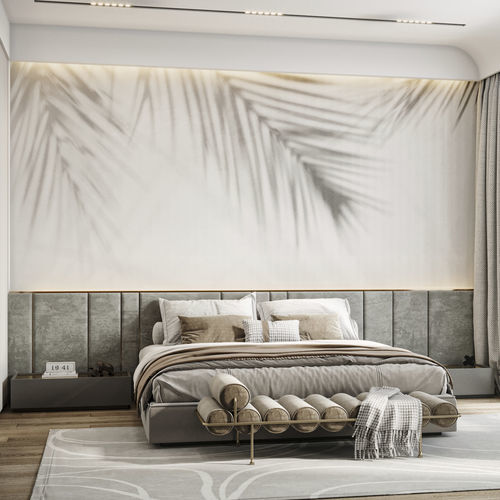 Moderne Tapete - TOQUE DE HOJA - HD WALLS - Vlies / Polyester / Naturmotiv