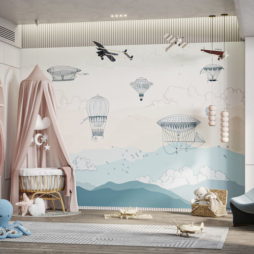 Tapete / originelles Design - SKY-VOYAGE-HDPG-02 - HD WALLS - Vlies / Vinyl / Kindermotiv