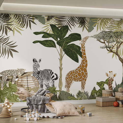 Moderne Tapete - ZOO-TRIP-HDPG-06 - HD WALLS - Vlies / Vinyl / Tiermuster