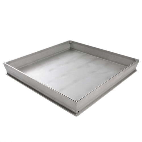 Edelstahl-Schachtdeckel - SOLID - Richard Brink GmbH & Co KG - quadratisch / Fertigbau