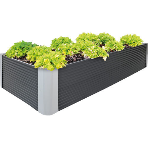 Aluminium-Pflanzkübel - JANUS - Richard Brink GmbH & Co KG - Eisen / rechteckig / modern
