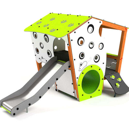 Spielhaus für den Außenbereich - 3005D - Astrus Playgrounds - für Spielplätze / bodenstehend